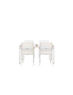 Matgrupp Togo med Mexico matstolar, 150 × 90 cm