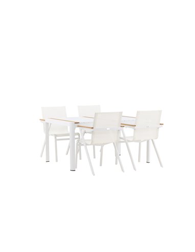 Matgrupp Togo med Mexico matstolar, 150 × 90 cm