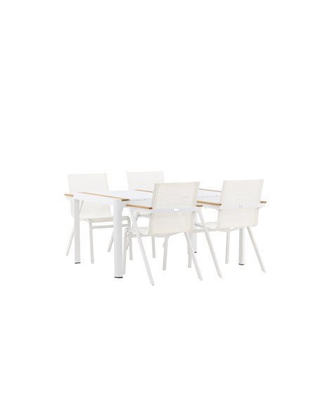 Matgrupp Togo med Mexico matstolar, 150 × 90 cm