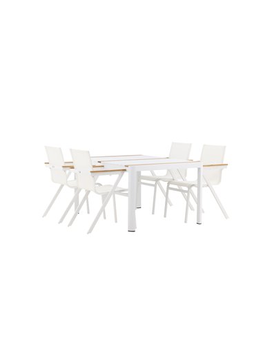 Matgrupp Togo med Mexico matstolar, 150 × 90 cm