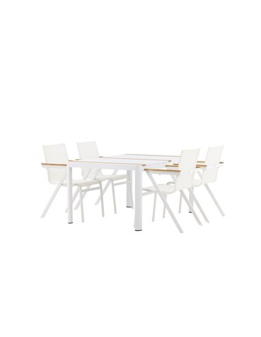 Matgrupp Togo med Mexico matstolar, 150 × 90 cm