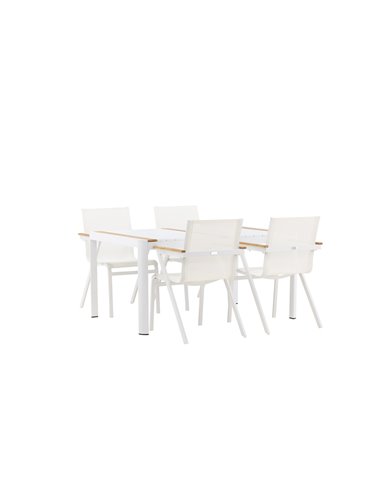 Matgrupp Togo med Mexico matstolar, 150 × 90 cm