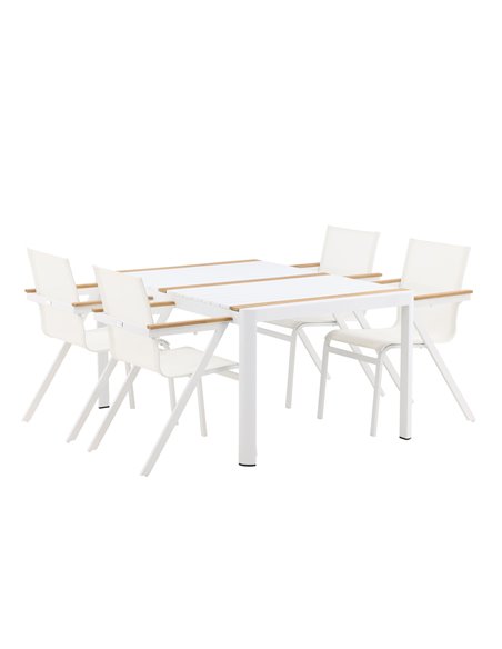 Matgrupp Togo med Mexico matstolar, 150 × 90 cm