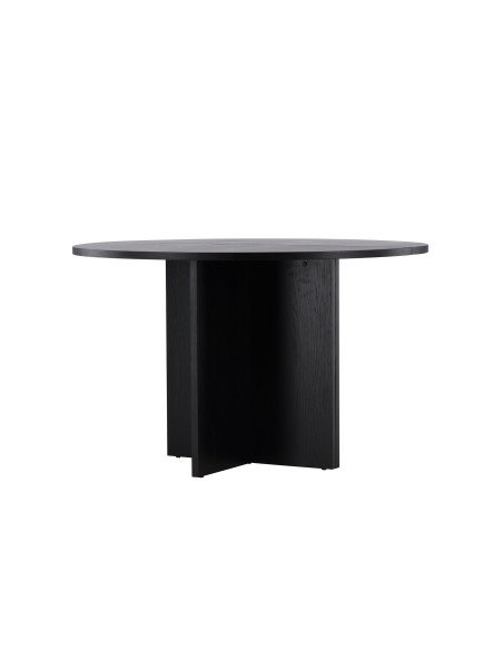 Matbord Strada, Ø120 cm, Svart