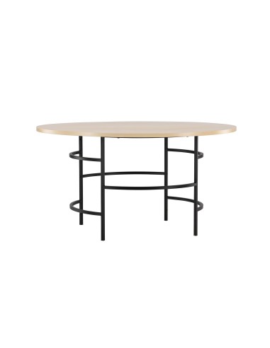 Runt matbord Copenhagen, Ø140 cm, Vitlaserad