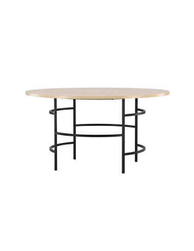 Runt matbord Copenhagen, Ø140 cm, Vitlaserad
