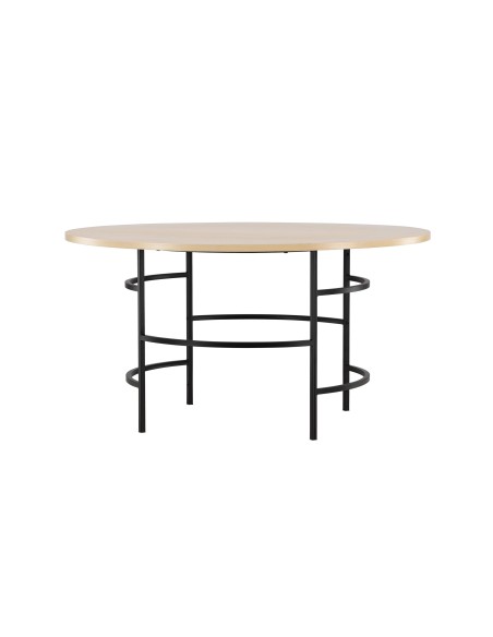 Runt matbord Copenhagen, Ø140 cm, Vitlaserad