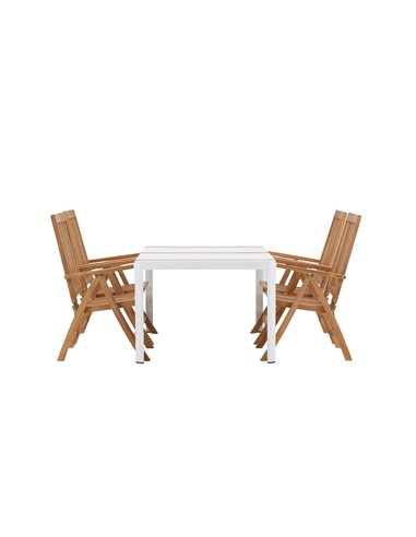 Matgrupp Togo med Kenya matstolar, 150 × 90 cm