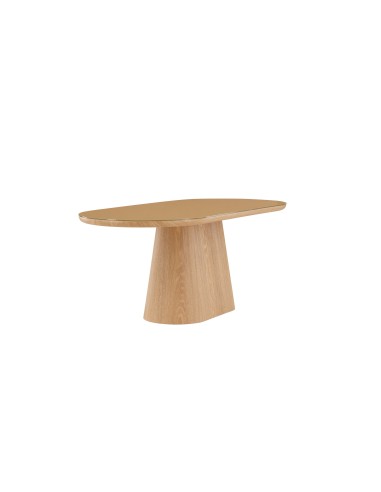 Ovalt matbord Castor, 200 × 90 cm, Natur