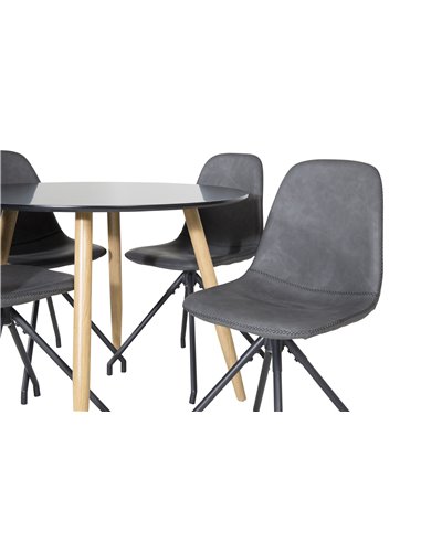 Matgrupp Plaza med Polar matstolar