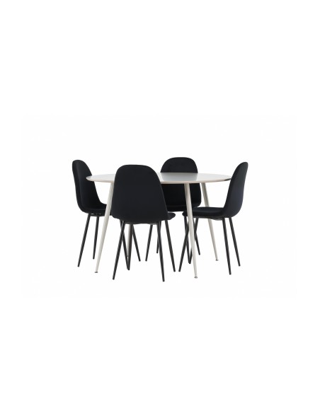 Matgrupp Plaza med Polar matstolar