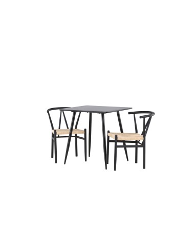 Matgrupp Polar med Alfons matstolar, 75 × 75 cm