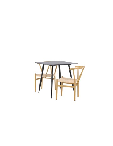 Matgrupp Polar med Alfons matstolar, 75 × 75 cm