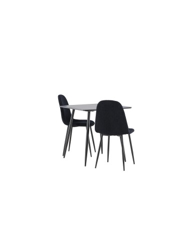 Matgrupp Polar med Polar matstolar, 75 × 75 cm