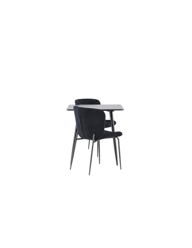 Matgrupp Polar med Modesto matstolar, 75 × 75 cm