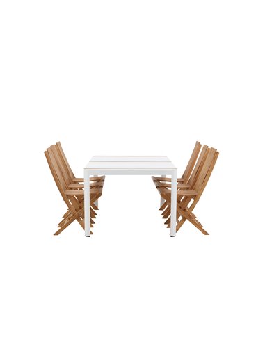 Matgrupp Togo med Ghana matstolar, 200 × 100 cm