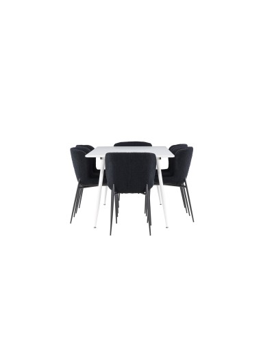 Matgrupp Silar med Modesto matstolar, 180 × 90 cm