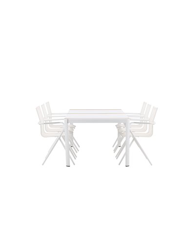 Matgrupp Togo med Alina matstolar, 200 × 100 cm