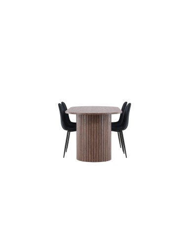 Matgrupp Härön med Polar matstolar, 200 × 90 cm