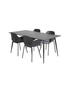 Matgrupp Silar med Comfort matstolar, 180 × 90 cm 2
