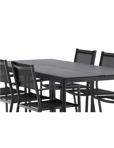 Matgrupp Modena med Copacabana matstolar, 200 × 100 cm