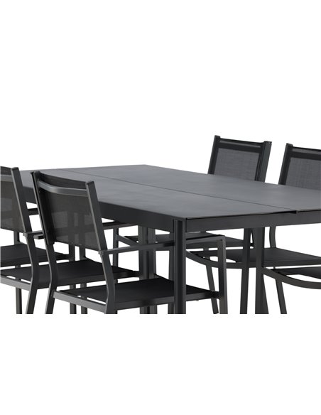 Matgrupp Modena med Copacabana matstolar, 200 × 100 cm