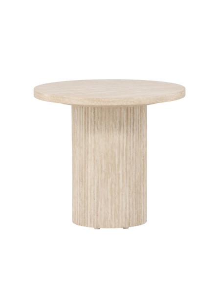 Runt soffbord Härön, Ø50 cm, Beige