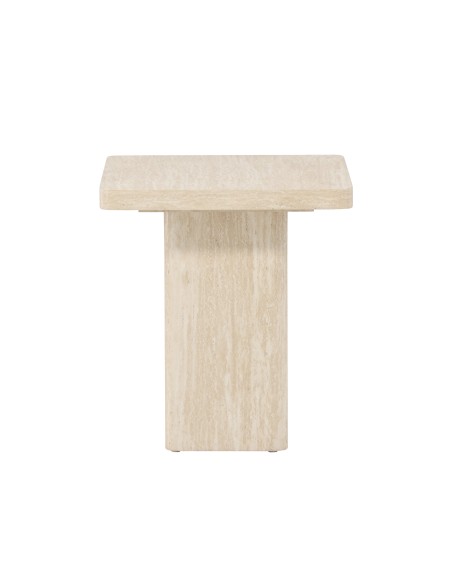 Soffbord Qvart, 50 × 50 cm, Beige