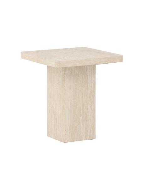 Soffbord Qvart, 50 × 50 cm, Beige