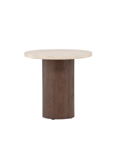 Runt soffbord Megg, Ø50 cm, Beige