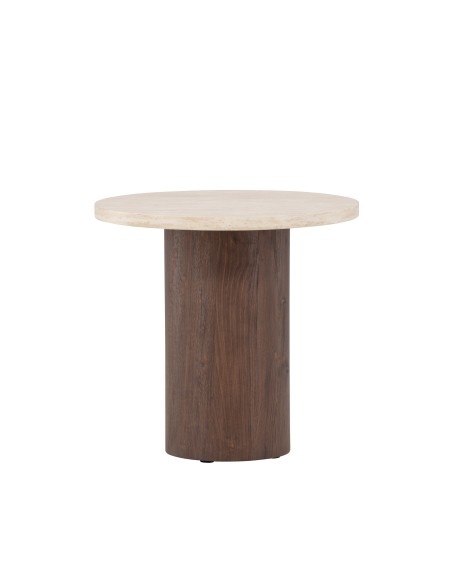 Runt soffbord Megg, Ø50 cm, Beige