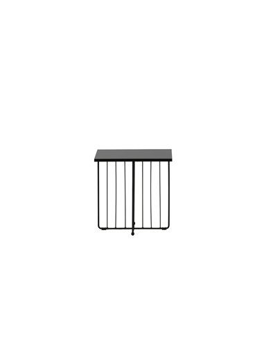 Soffbord Dayton, 40 × 40 cm, Svart