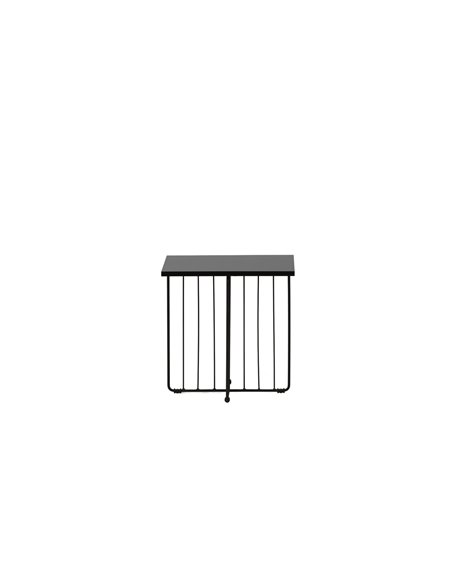 Soffbord Dayton, 40 × 40 cm, Svart