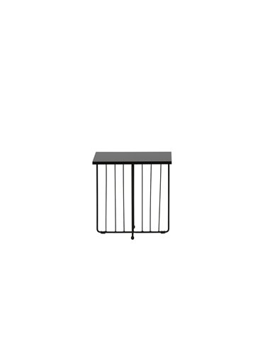 Soffbord Dayton, 40 × 40 cm, Svart