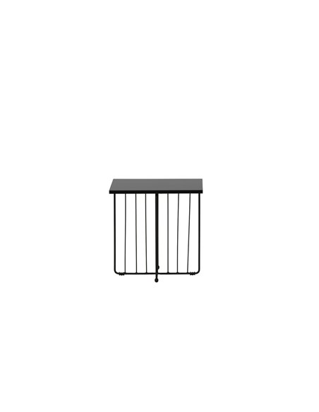 Soffbord Dayton, 40 × 40 cm, Svart