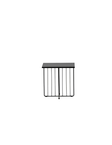 Soffbord Dayton, 40 × 40 cm, Svart
