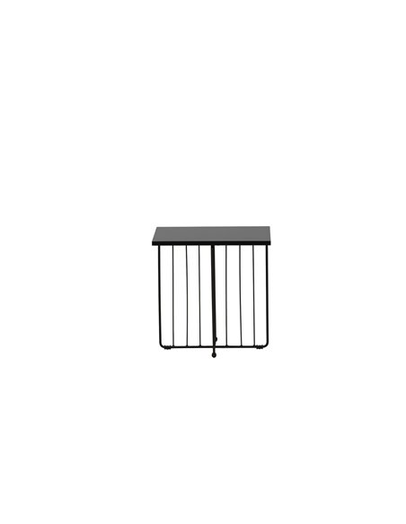 Soffbord Dayton, 40 × 40 cm, Svart