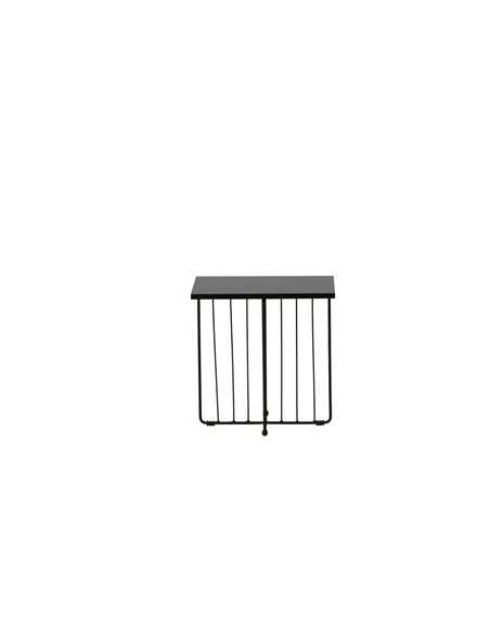 Soffbord Dayton, 40 × 40 cm, Svart