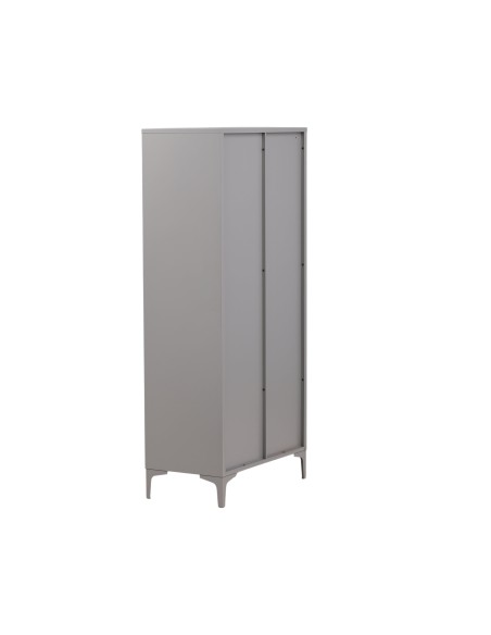Garderob Piring, 85 cm, Ljusgrå