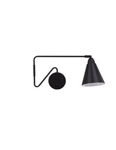 Vägglampa Amicola, Svart