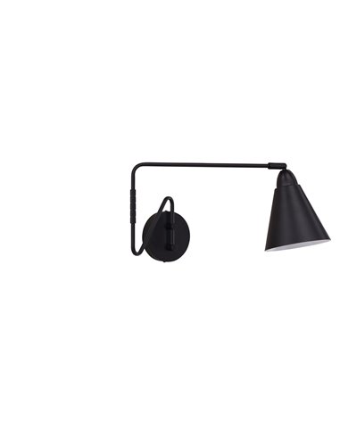 Vägglampa Amicola, Svart