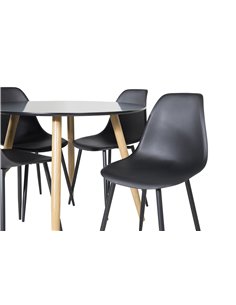 Matgrupp Plaza med Polar matstolar 2