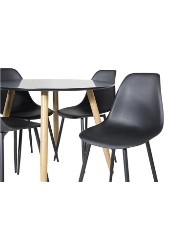 Matgrupp Plaza med Polar matstolar