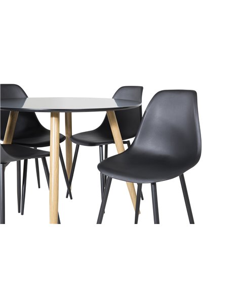Matgrupp Plaza med Polar matstolar