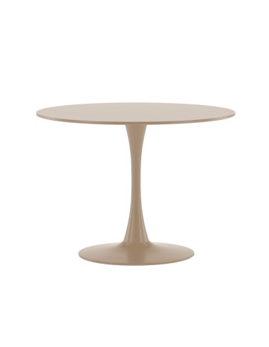 Runt matbord Glade, Ø100 cm, Beige