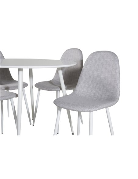 Matgrupp Plaza med Polar matstolar