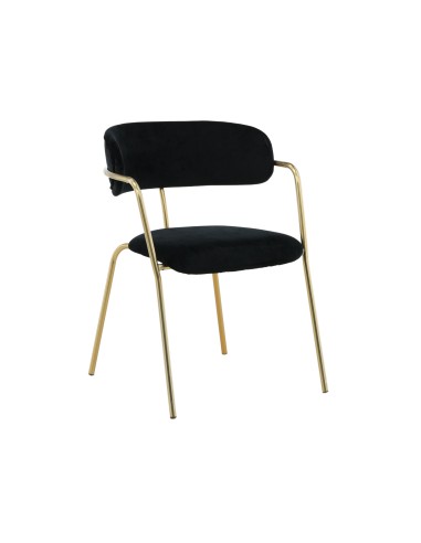 Matstol Arrow, Svart/Guld