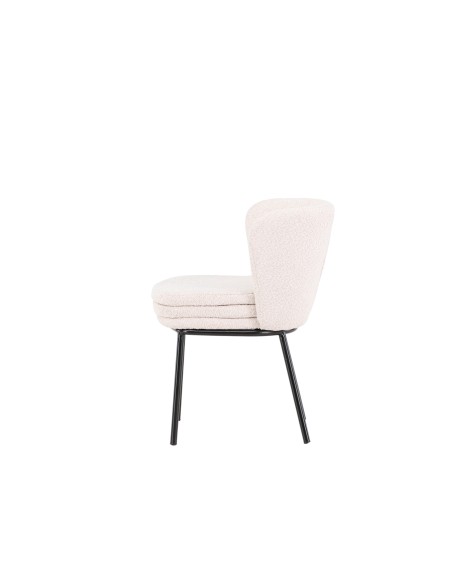 Matstol Agnes, Vit/Svart