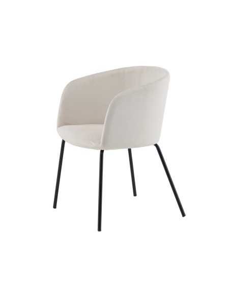 Matstol Berit, Beige/Svart