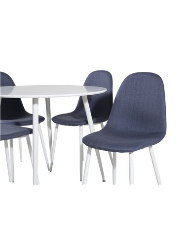 Matgrupp Plaza med Polar matstolar